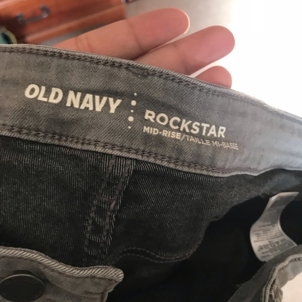 Old Navy Rockstar Grey Jeans